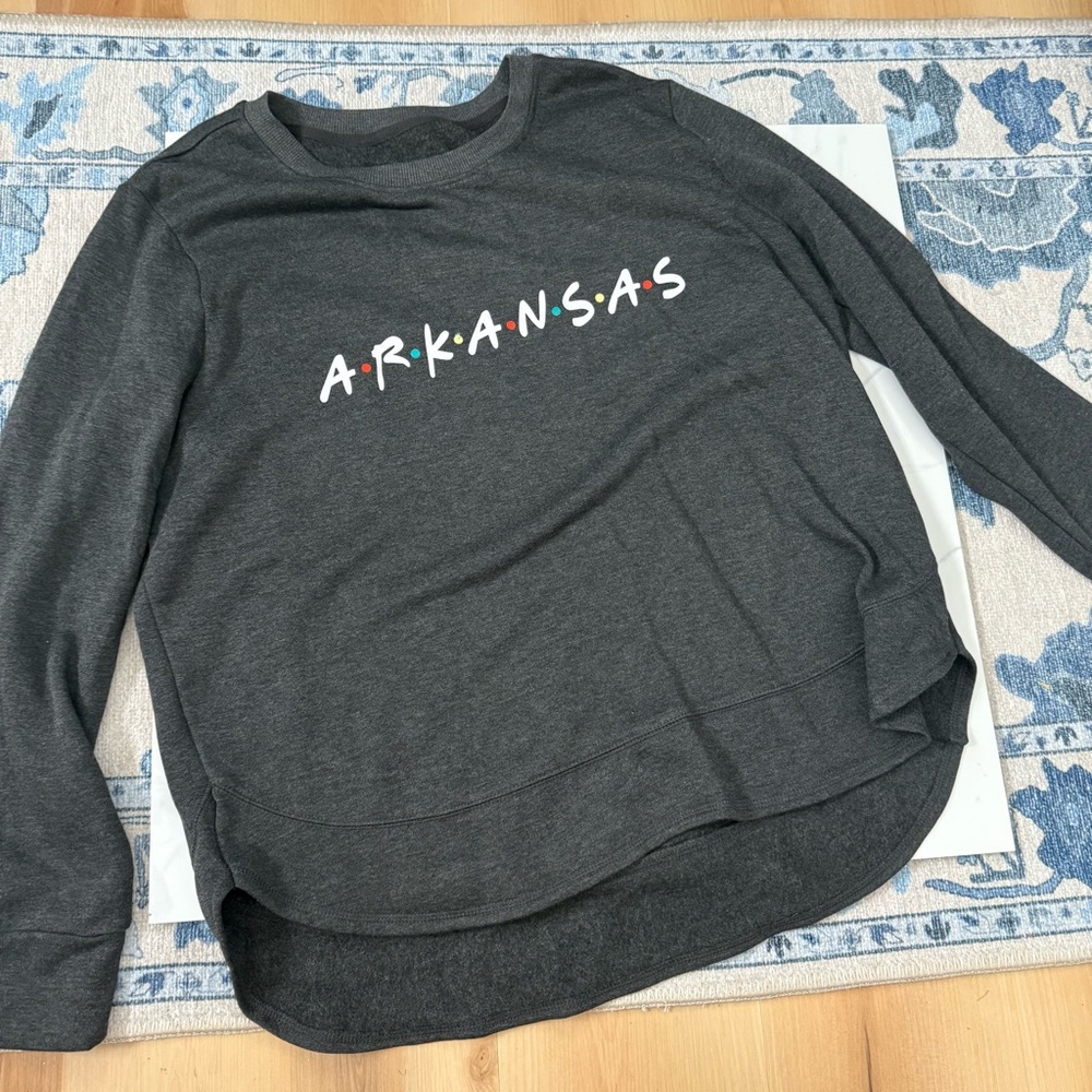 State of Mind Dark Gray Arkansas Sweater